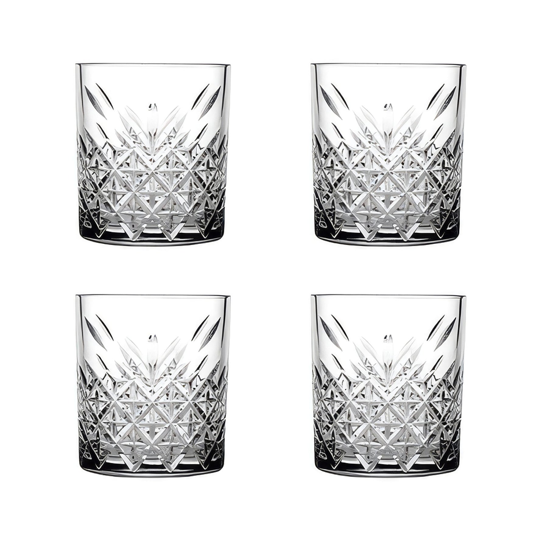 Pasabahce Timeless Klassisches Whiskygläser - 4er Set, 205 ml