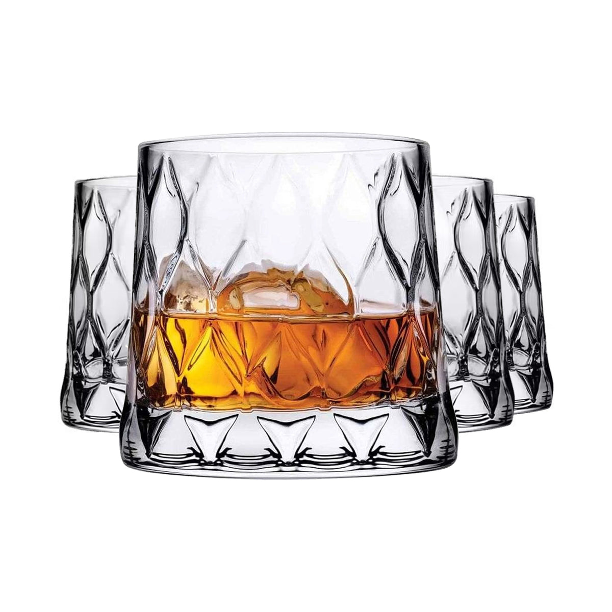 Pasabahce Leafy Whiskygläser 300 ml (10 oz) 4-tlg Set